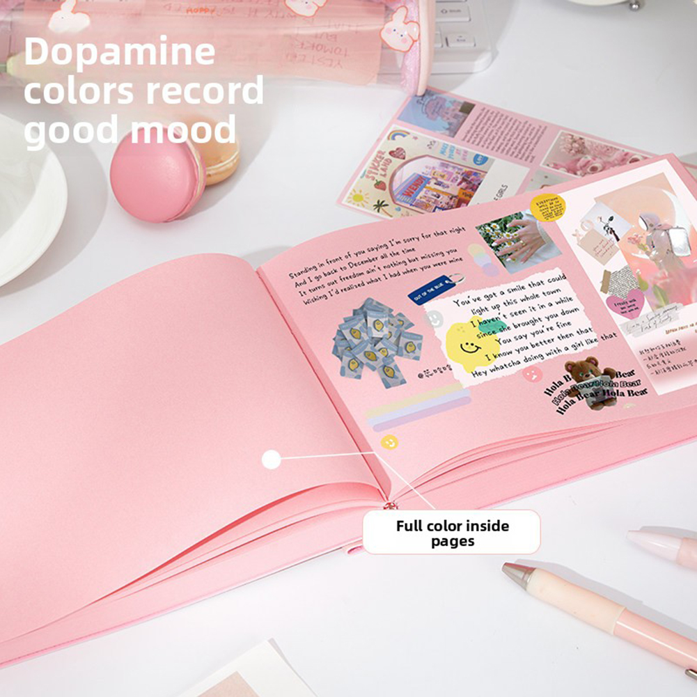 Journal Leather Hardcover - Thickened Color Brick Notebook 720 Page