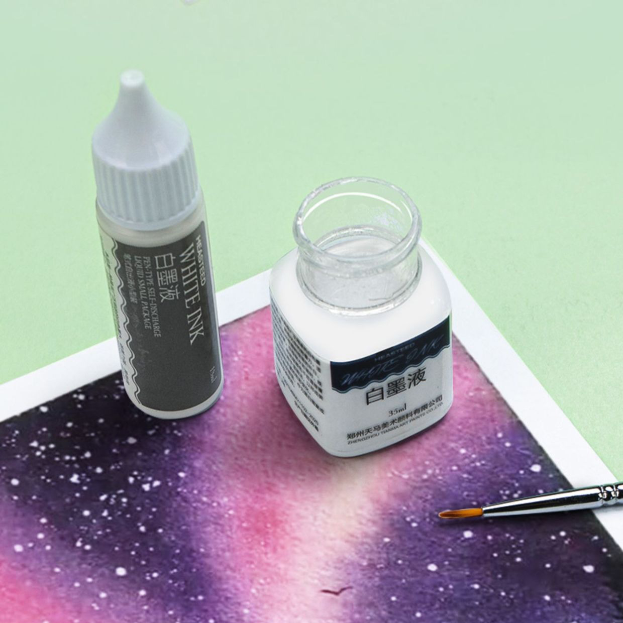 Correction Fluid White - 18ml/35ml White Ink For Dip Pen