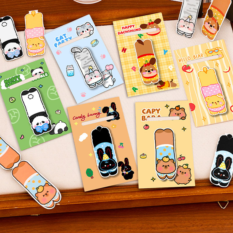 6pcs Kawaii Cute Animal Magnet - Bookmark Magnetic Clip 评论和价格