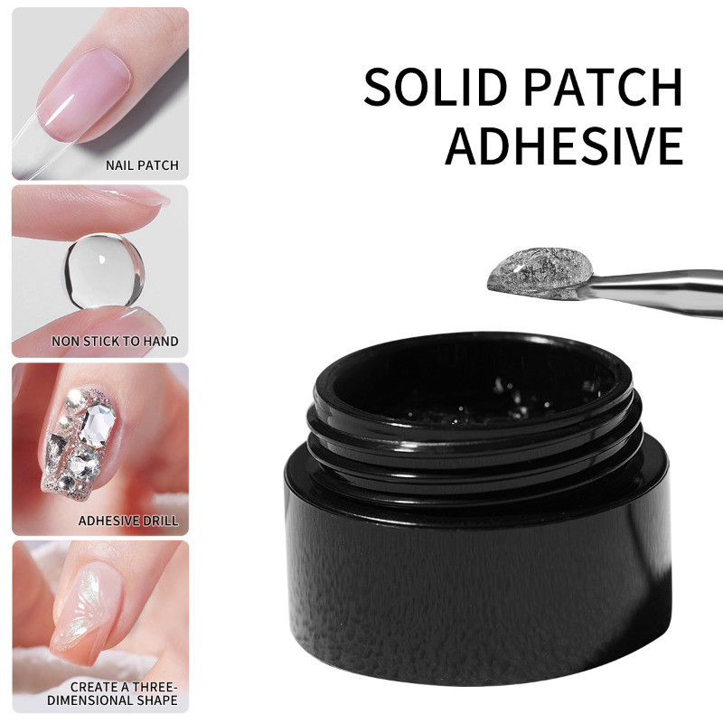 3pcs/set Solid Nail Tips Gel S - Glue Stick Pack 评论和价格