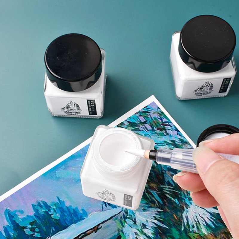 30ML Bottled Watercolor White  - Correction Fluid White 评论和价格
