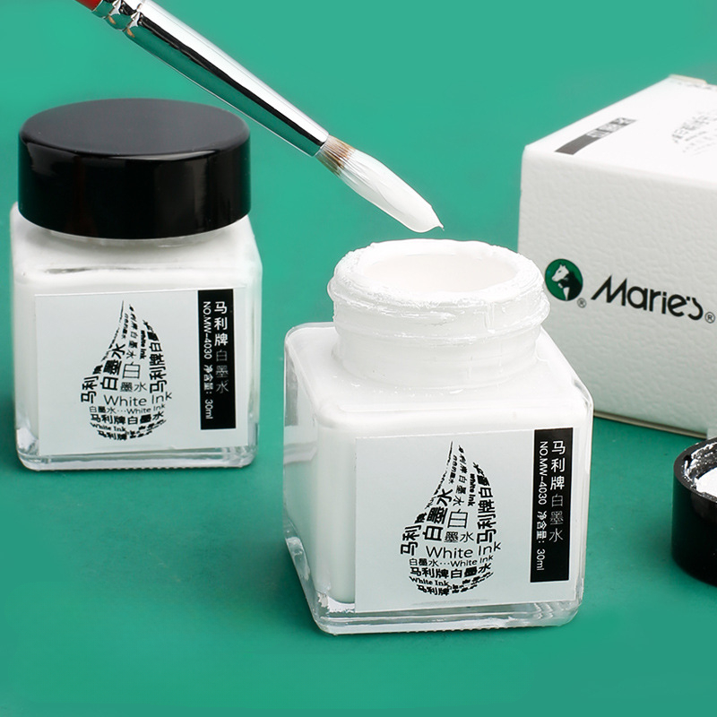 30ML Bottled Watercolor White  - Correction Fluid White 评论和价格