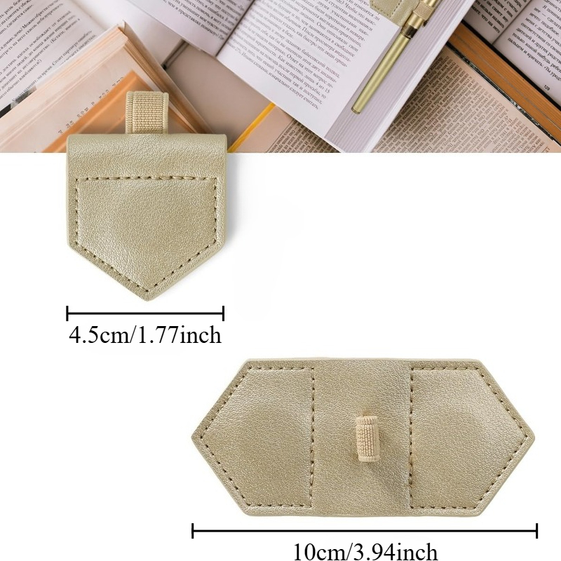 1pc Magnetic PU Leather Bookma - Bookmark Magnetic Clip 评论和价格