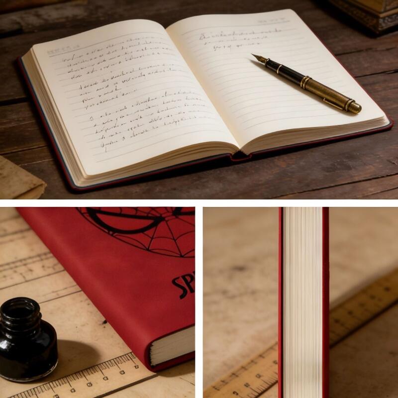 Spiderman A5 Pu Leather Notebo - Journal Leather Hardcover 评论和价格