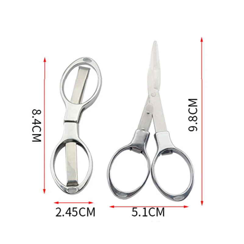 Mini Foldable Scissors Plastic - Scissors Stainless Craft 评论和价格