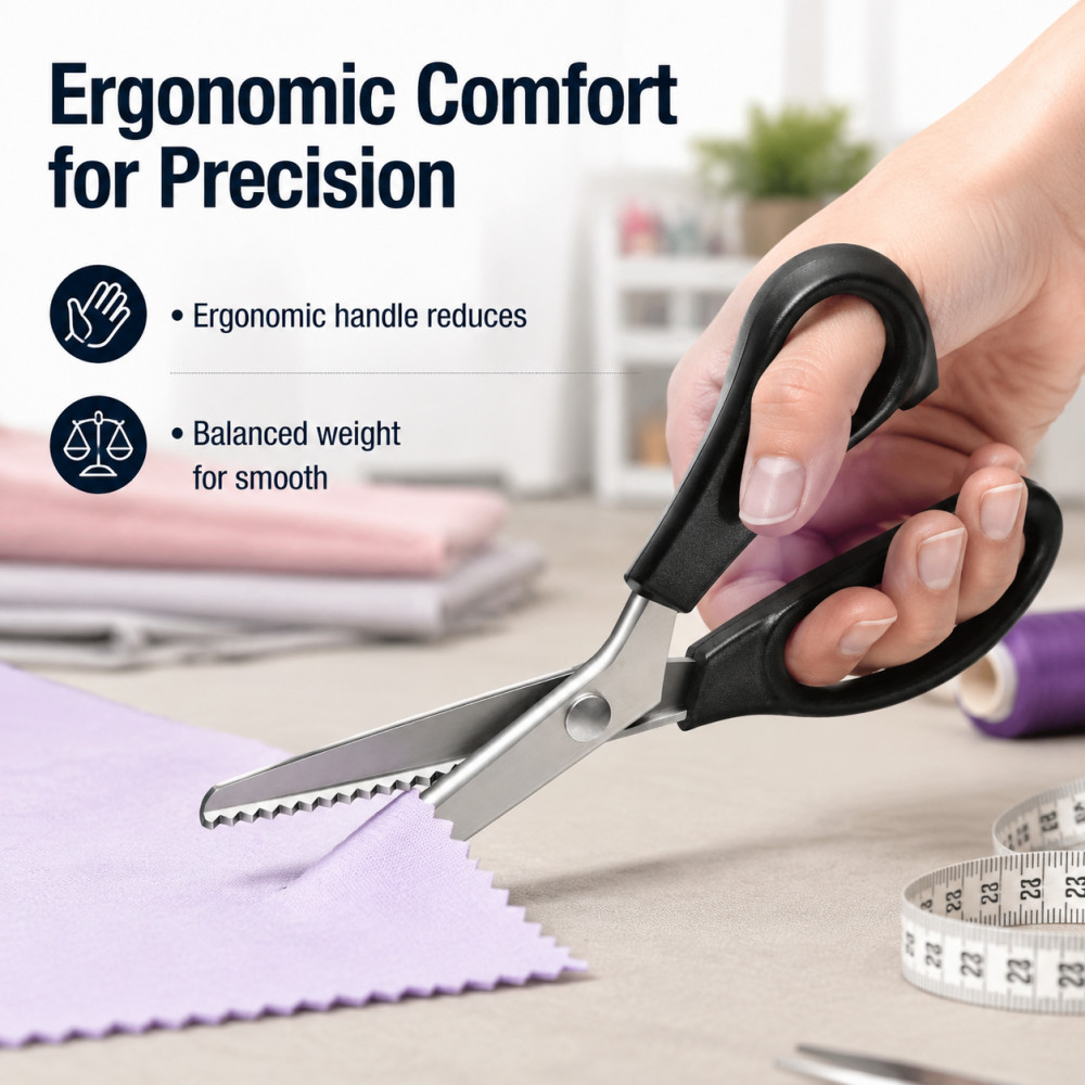 Stainless Steel Pinking Shears - Scissors Stainless Craft 评论和价格