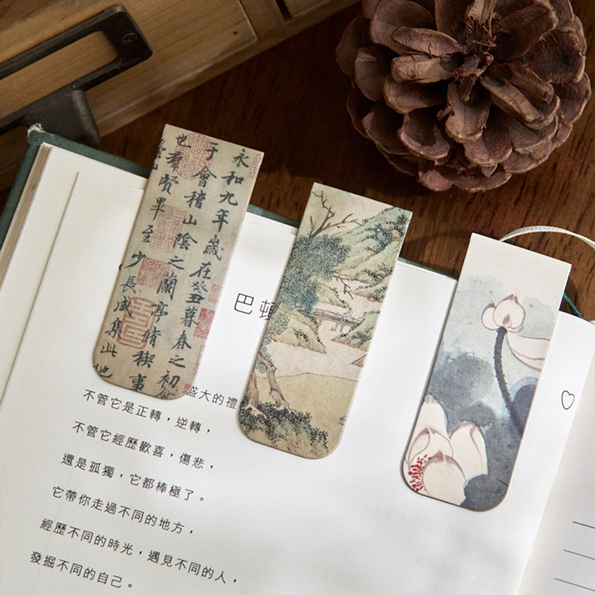 4 pcs/lot Chinese Ancient cust - Bookmark Magnetic Clip 评论和价格