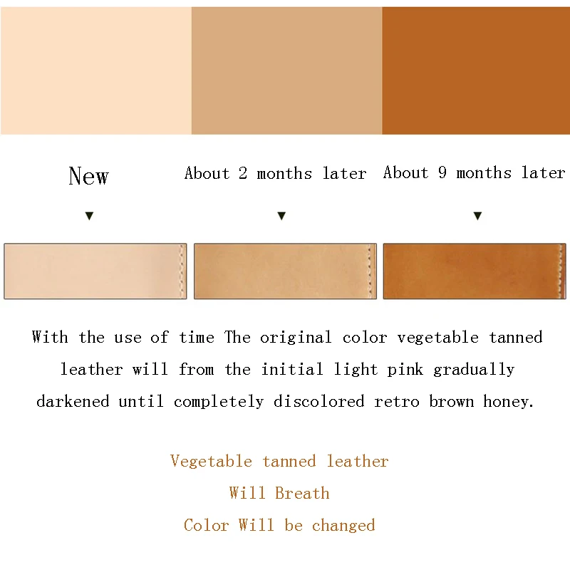 Fromthenon Vegetable Tanned Ge - Tan Stationery & Office Supply 评论和价格