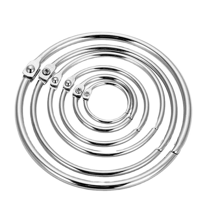 5pcs/set Metal Book Rings Loos - Binder Clip Assorted 评论和价格
