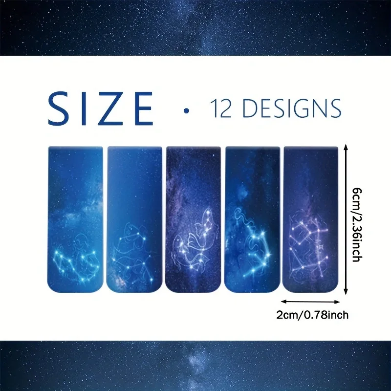 12 Pieces of Magnetic Bookmark - Bookmark Magnetic Clip 评论和价格