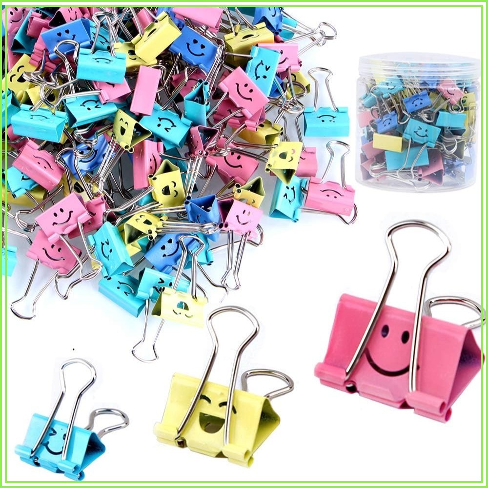 80Pcs Assorted Binder Clips, C - Binder Clip Assorted 评论和价格