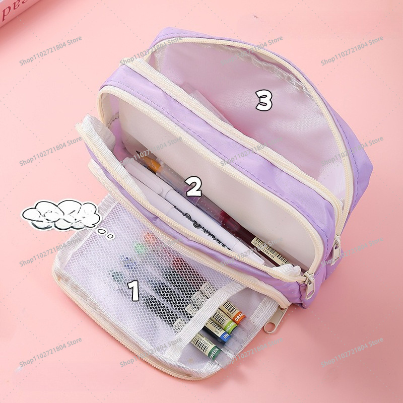 BlackPink Large Capacity Canva - Pencil Case Large 评论和价格