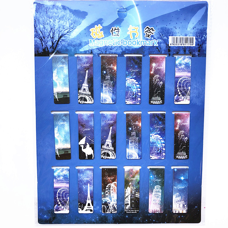 18 Pcs/Set Cat Tower Magnet Ma - Bookmark Magnetic Clip 评论和价格