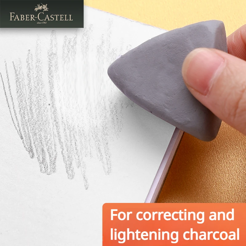 1/2/3/4 Pc Faber-Castell  Draw - Rubber Eraser Kneaded 评论和价格
