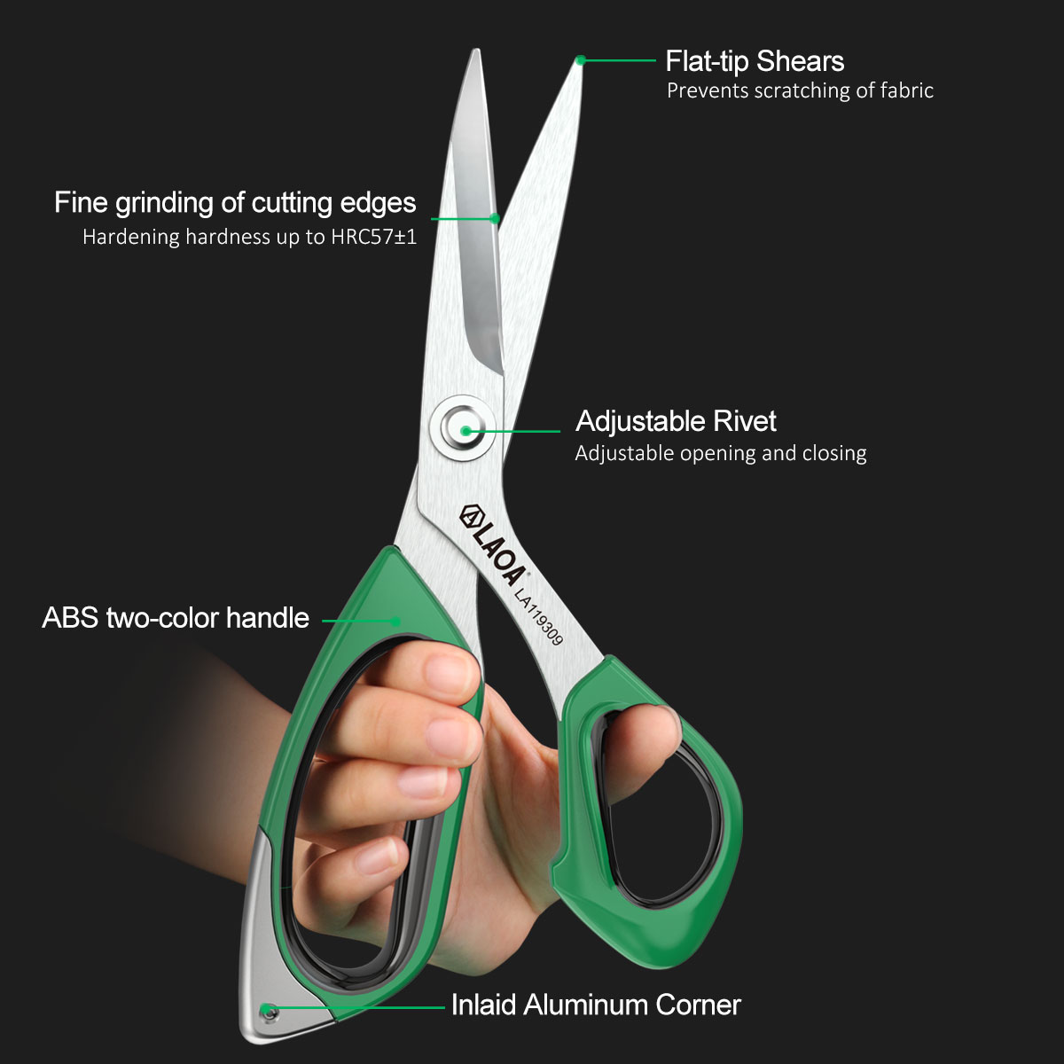 LAOA Stainless Steel Multi-Pur - Scissors Stainless Craft 评论和价格