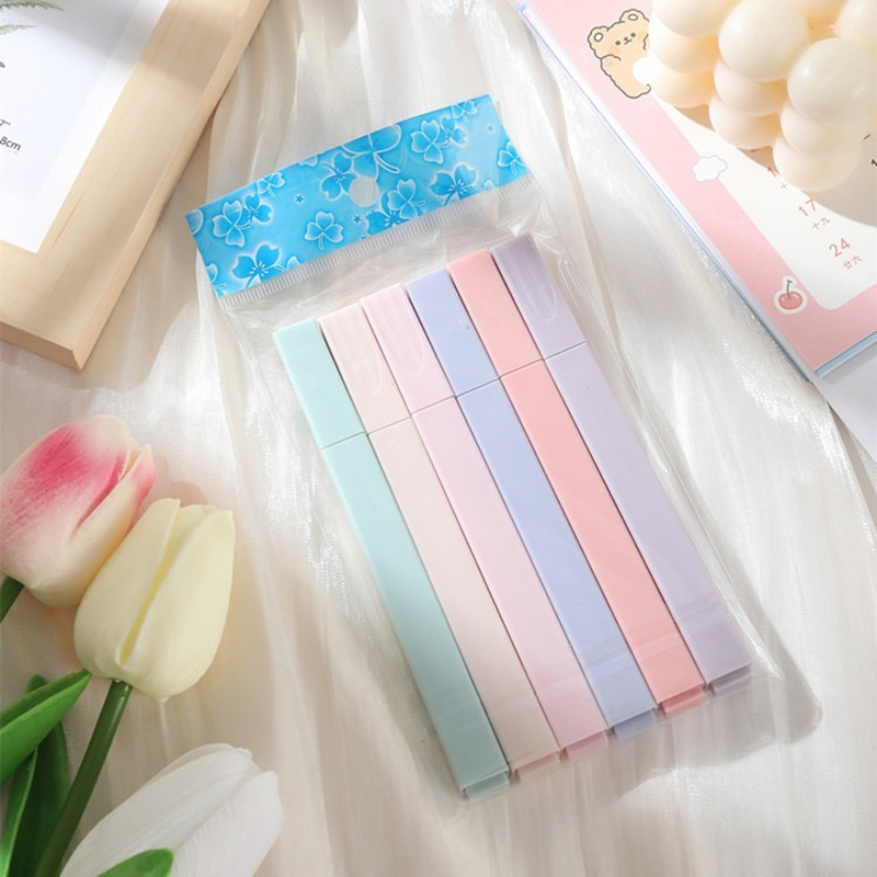 6pcs/set Pastel Color Highligh - Highlighter Set Pastel 评论和价格