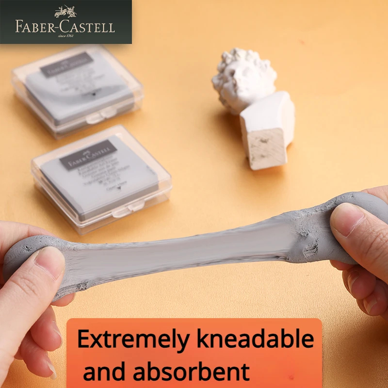 Faber-Castell 2pcs Drawing Art - Rubber Eraser Kneaded 评论和价格